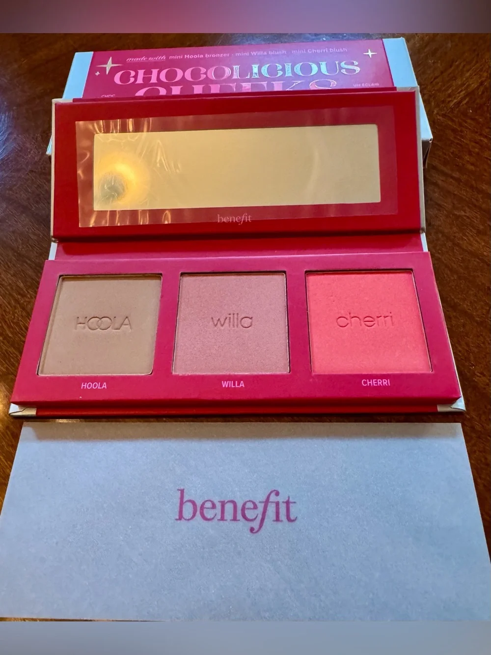 Benefit Blush Palette Chocalicious Cheeks Blush Palette **NIB**